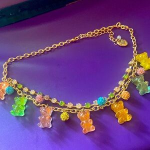 Betsey Johnson Gummy Bear Necklace